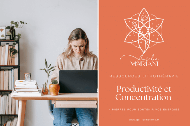 LITHOTHÉRAPIE – 4 pierres pour la productivité et la concentration LITHOTHÉRAPIE - 4 pierres pour la productivité et la concentration