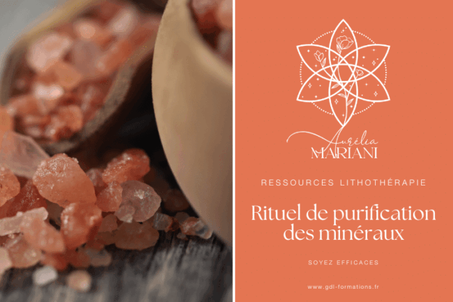 LITHOTHÉRAPIE - Rituel purification des minéraux